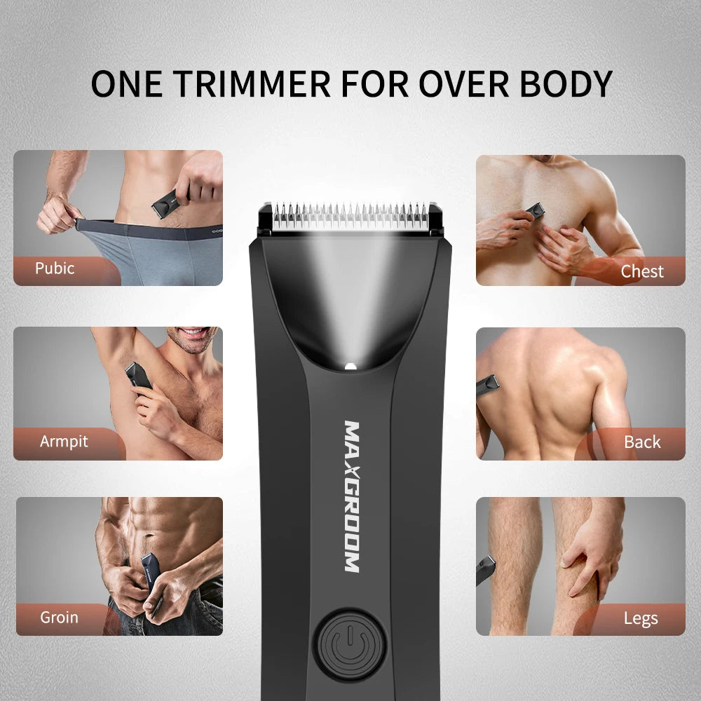 MAXGROOM Men's Body Hair Trimmer Shaver